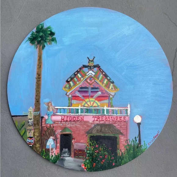 Topanga Canyon Hidden Treasures Oil Painting On Canvas Impressionism California - Picture 3 of 8